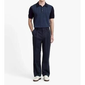NEW TIGER OF SWEDEN todne straight leg trousers in light ink